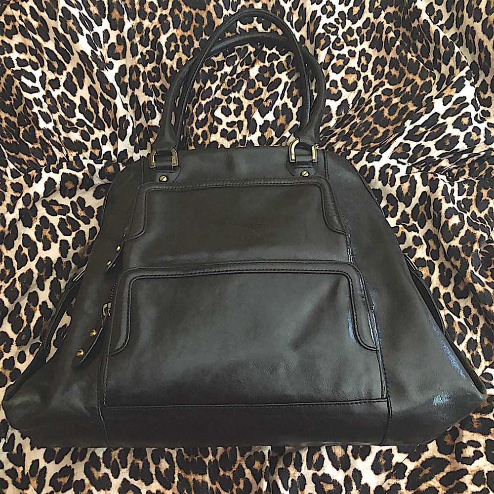 Cole Haan Vintage Black Leather Handbag
